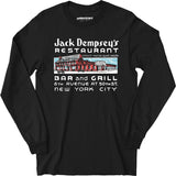 Jack Dempsey's v2 - Manhattan, NY - Vintage Restaurant - Long Sleeve T-Shirt