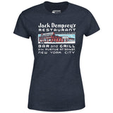 Jack Dempsey's v2 - Manhattan, NY - Vintage Restaurant - Women's T-Shirt