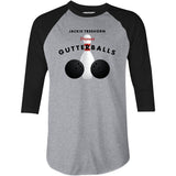 Jackie Treehorn Presents Gutterballs - 3/4 Sleeve Raglan T-Shirt