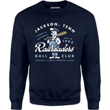 Jackson Railroaders - Tennessee - Vintage Defunct Baseball Teams - Unisex Sweatshirt