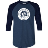 Jacksonville Lunatics - Illinois - Vintage Defunct Baseball Teams - 3/4 Sleeve Raglan T-Shirt