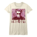 James Dean Flowery Dean Womens T-Shirt