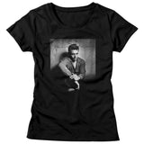 James Dean He'S Dark N Stuff Womens T-Shirt