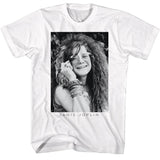 Janis Joplin - BW Glasses Boyfriend Tee