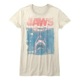 Jaws Fade Womens T-Shirt