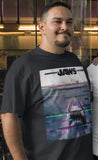 Jaws Glitchy Big and Tall T-Shirt
