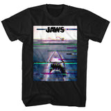 Jaws Glitchy T-Shirt
