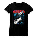 Jaws Great Wht Womens T-Shirt