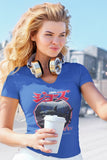 Jaws Japanese Warning Womens T-Shirt