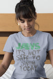 Jaws Jaws Not Safe Boyfriend Tee