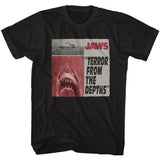 Jaws Newspaper T-Shirt
