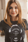 Jaws Sailing Wisdom Womens T-Shirt