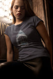 Jaws Shark Face Womens T-Shirt
