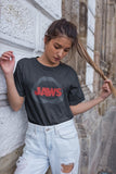 Jaws Shark Jaw Boyfriend Tee