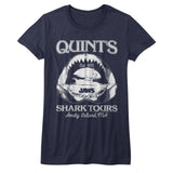 Jaws Shark Tours Womens T-Shirt