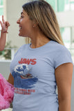 Jaws Swell Text Boyfriend Tee