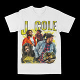 J.Cole Yellow Graphic Tee Style001