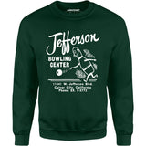 Jefferson Bowling Center - Culver City, CA - Vintage Bowling Alley - Unisex Sweatshirt
