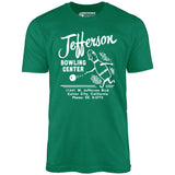 Jefferson Bowling Center - Culver City, CA - Vintage Bowling Alley - Unisex T-Shirt