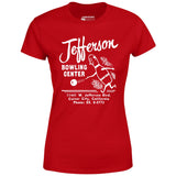 Jefferson Bowling Center - Culver City, CA - Vintage Bowling Alley - Women's T-Shirt