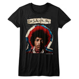 Jimi Hendrix Both Sides Womens T-Shirt