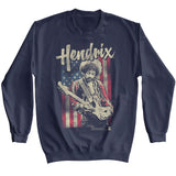 Jimi Hendrix - Flag Sweatshirt