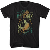 Jimi Hendrix - Gradient Circle T-Shirt