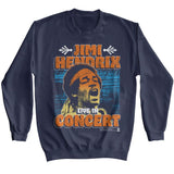Jimi Hendrix - In Concert Poster Sweatshirt