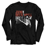 Jimi Hendrix Jimipeace Long Sleeve Boyfriend Tee
