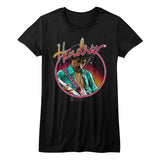 Jimi Hendrix Neon Womens T-Shirt