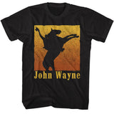 John Wayne Rearing Horse T-Shirt
