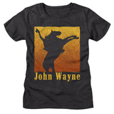 John Wayne - Rearing Horse Womens T-Shirt