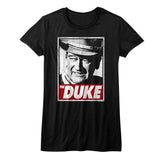 John Wayne Tha Duke Womens T-Shirt