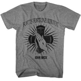 John Wick - Fortis Fortuna Adiuvat Big and Tall T-Shirt