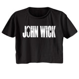 John Wick - Silhouette Womens Crop Tee