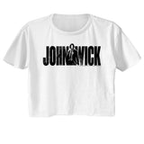 John Wick - With Name Womens Crop Tee