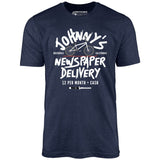 Johnny's Newspaper Delivery - Unisex T-Shirt