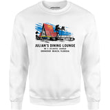 Julian's Dining Lounge - Ormond Beach, FL - Vintage Restaurant - Unisex Sweatshirt