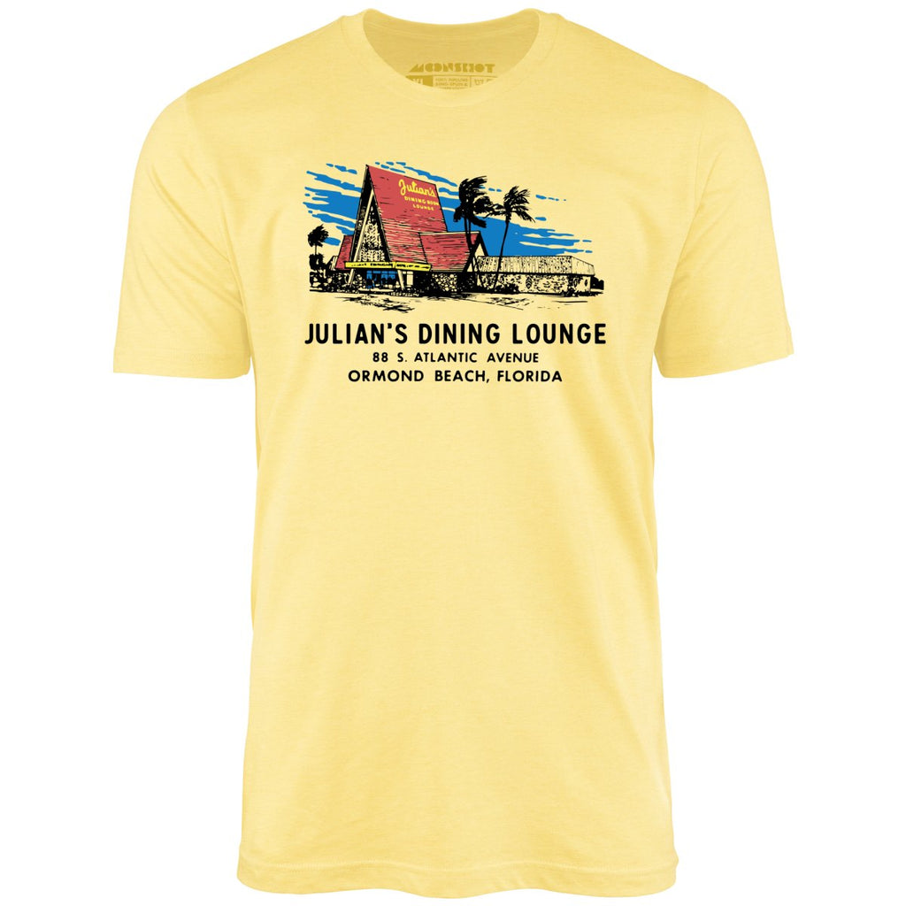 Julian's Dining Lounge - Ormond Beach, FL - Vintage Restaurant - Unisex T-Shirt