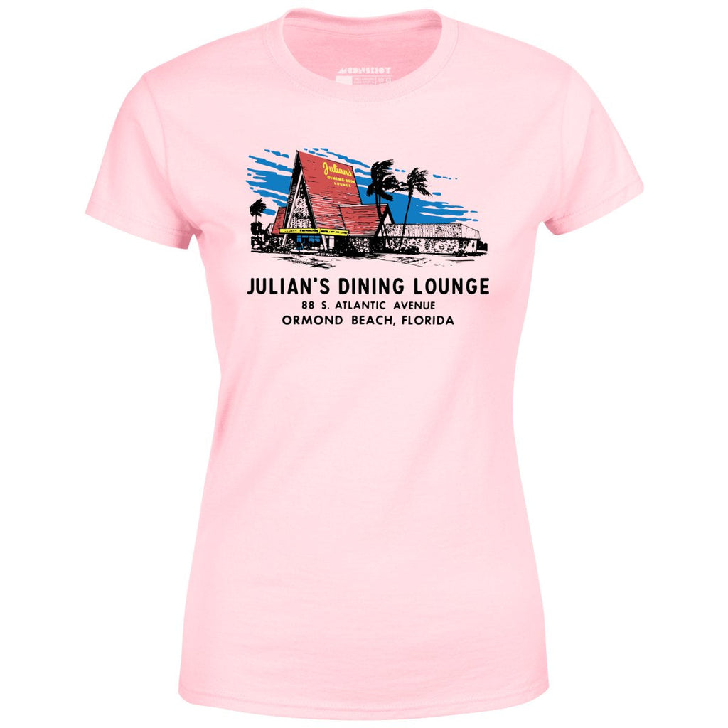 Julian's Dining Lounge - Ormond Beach, FL - Vintage Restaurant - Women's T-Shirt