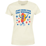 Just Here For The Wieners - Women's T-Shirt