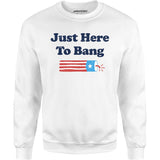 Just Here to Bang - Unisex Sweatshirt