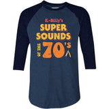 K-Billy's Super Sounds of the 70s - 3/4 Sleeve Raglan T-Shirt