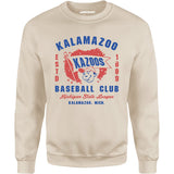 Kalamazoo Kazoos - Michigan - Vintage Defunct Baseball Teams - Unisex Sweatshirt