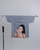 Kehlani Big Face Oversized Cement Tee