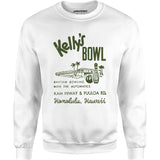 Kelly's Bowl - Honolulu, HI - Vintage Bowling Alley - Unisex Sweatshirt