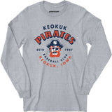 Keokuk Pirates - Iowa - Vintage Defunct Baseball Teams - Long Sleeve T-Shirt