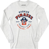 Keokuk Pirates - Iowa - Vintage Defunct Baseball Teams - Long Sleeve T-Shirt