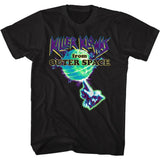 Killer Klowns Earth And Hand In Neon Boyfriend Tee