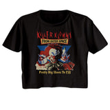 Killer Klowns From Outer Space - Killer Klowns Pretty Big Shoes To Fill Womens Crop Tee